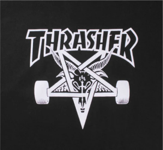 Thrasher Skategoat Tee - Black - Image 2