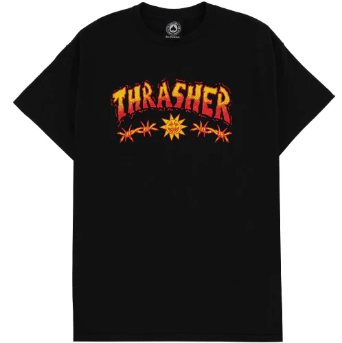 Thrasher Sketch Tee - Black - Image 2