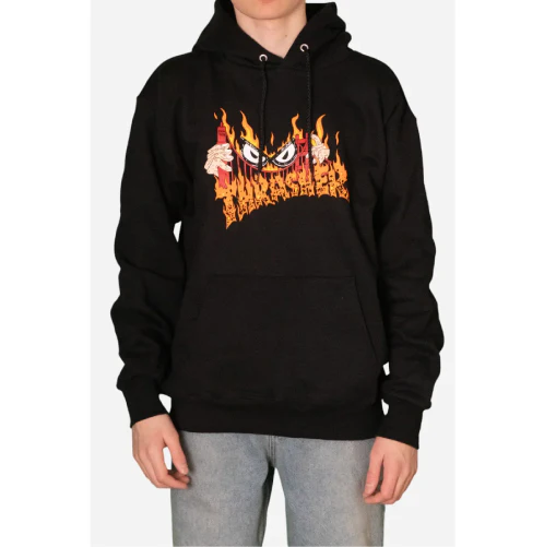 Thrasher X Neckface Sucka Free Hoodie - Black - Image 3