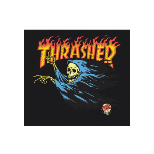 Thrasher X Santa Cruz O'Brien Reaper Tee - Black - Image 2