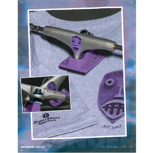 Thunder Akwasi Owusu Guest Artist Trucks - Raw/Purple (Set of 2) - Image 6