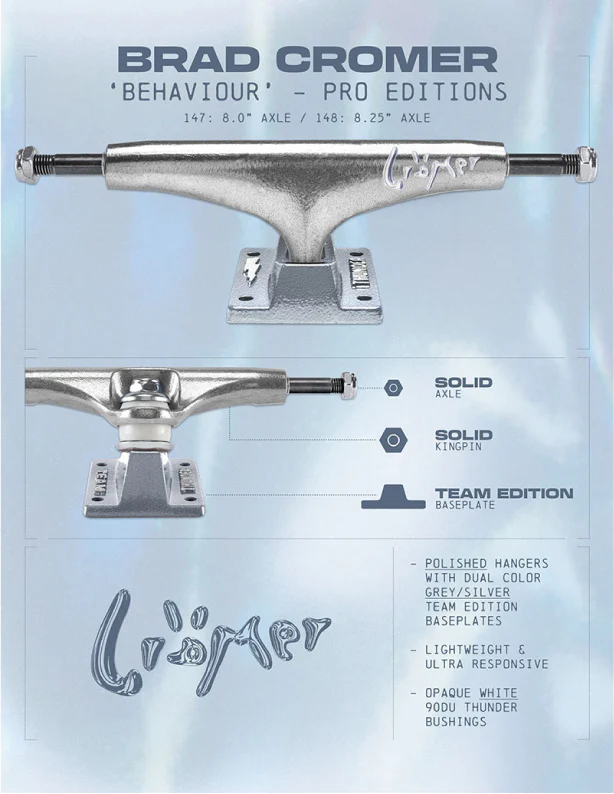 Thunder Cromer Bad Behavior Pro Trucks (Set of 2) - Image 5