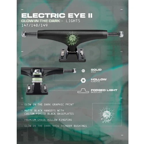Thunder Electric Eye II Lights Black/Glow Trucks (Set of 2) - Image 4