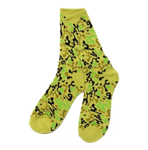 Toy Machine Camo Crew Socks - Khaki - Image 2