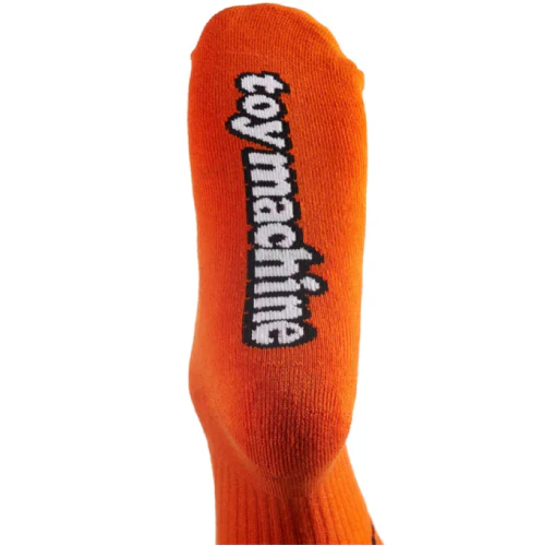 Toy Machine Sect Eye Crew Socks - Orange - Image 2