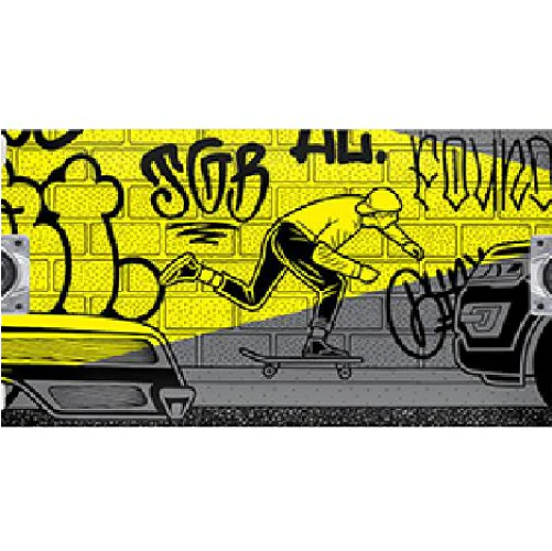 Foundation X Mike Giant Push Complete Skateboard 8.5" - Image 2