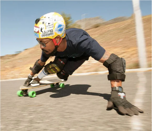 Triple Eight Downhill Longboard Skate Gloves - Image 4