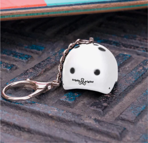Triple Eight Mini Helmet Keychain