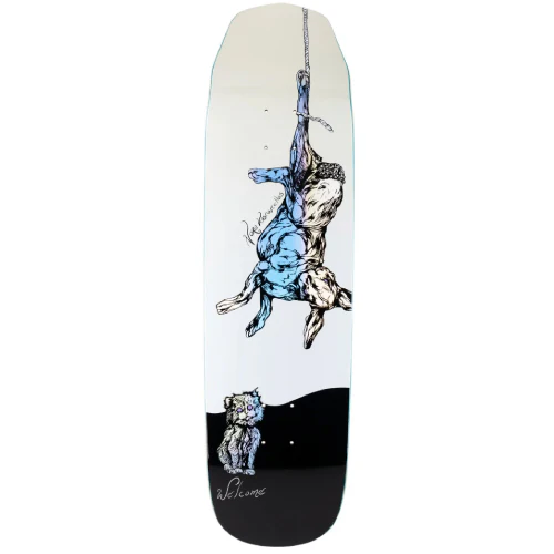 Welcome Nora Vasconcellos Fairy Tale on Wicked Queen Bone, Prism Shaped Skateboard Deck 8.66"
