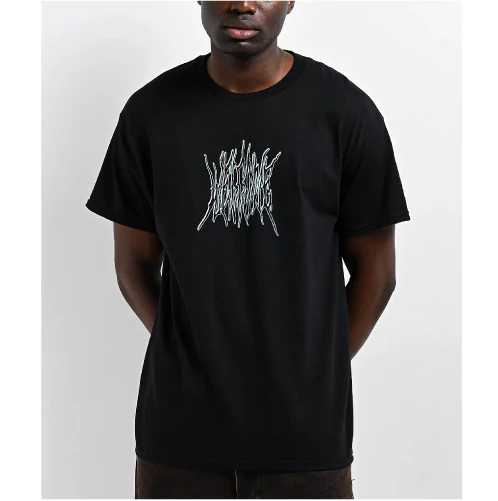 Welcome Skateboards Chasm Tee - Black - Image 3