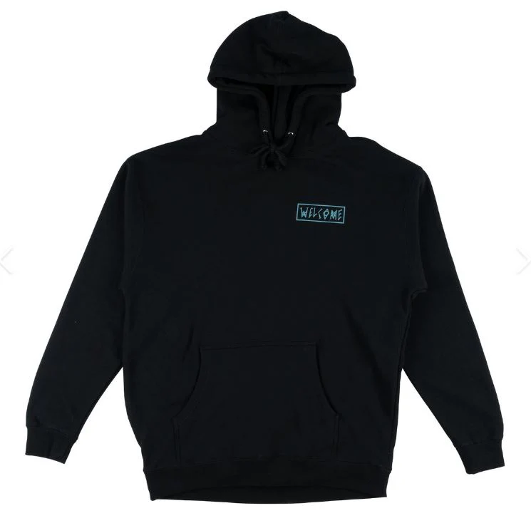 Welcome Skateboards Latin Talisman Pullover Hooded Sweatshirt - Black