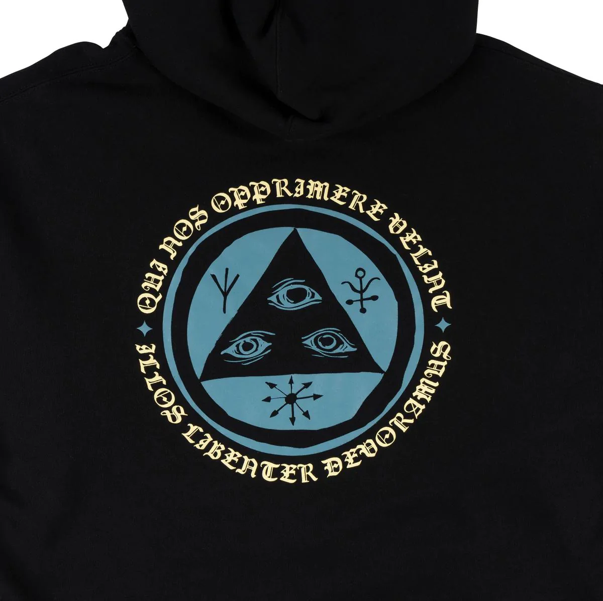 Welcome Skateboards Latin Talisman Pullover Hooded Sweatshirt - Black - Image 3