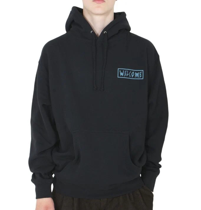 Welcome Skateboards Latin Talisman Pullover Hooded Sweatshirt - Black - Image 4