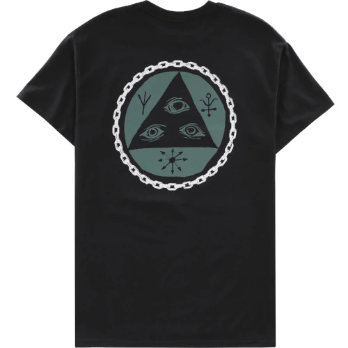 Welcome Skateboards Tali Chain Tee - Black - Image 4