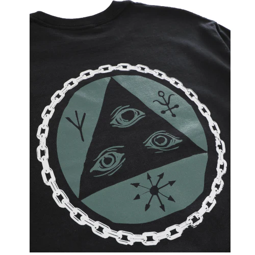 Welcome Skateboards Tali Chain Tee - Black - Image 5