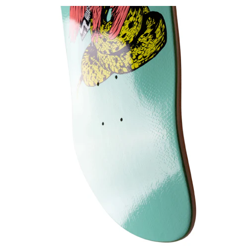 Welcome Twenty Eyes on Boline Teal Skateboard Deck 9.25" - Image 2