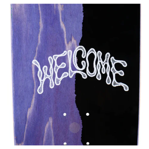 Welcome Twenty Eyes on Boline Teal Skateboard Deck 9.25" - Image 7