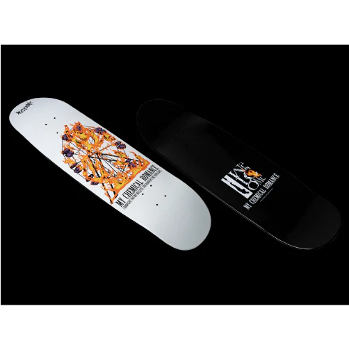 Welcome X My Chemical Romance Bullets on Atheme Skateboard Deck 8.8" - Image 5