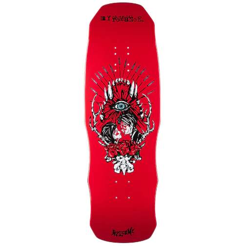 Welcome X My Chemical Romance Revenge Three Cheers on Dark Lord Skateboard Deck 9.75"