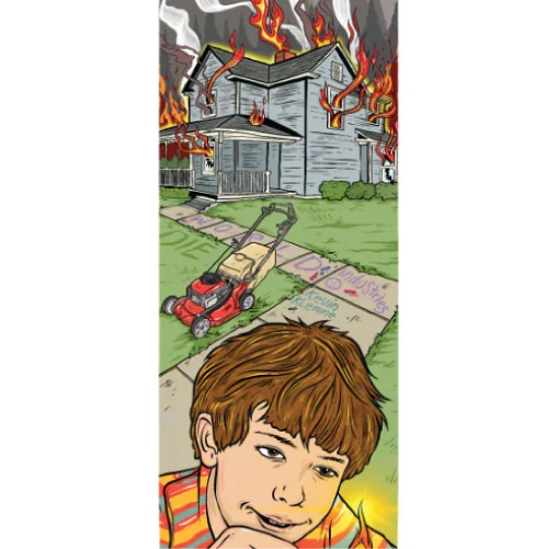 World Industries Kevin Klemme House Fire Skateboard Deck 8.5" - Image 2