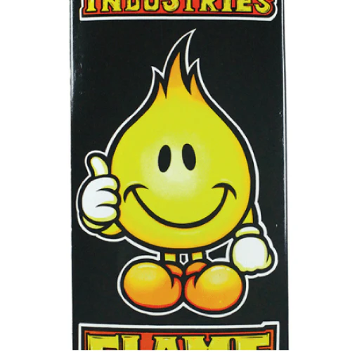 World Industries Solid Gold Flame Boy Skateboard Deck 8.25" - Image 2