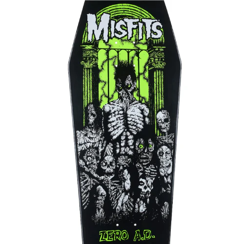Zero X Misfits Earth A.D. Coffin Skateboard Deck 10.5" - Image 2